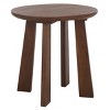 Zoro Round Stool - STL3700 - Brown - Safavieh - 3 of 4