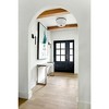 Crystorama Lighting Nola 3 - Light Flush Mount in  Black Forged - 4 of 4