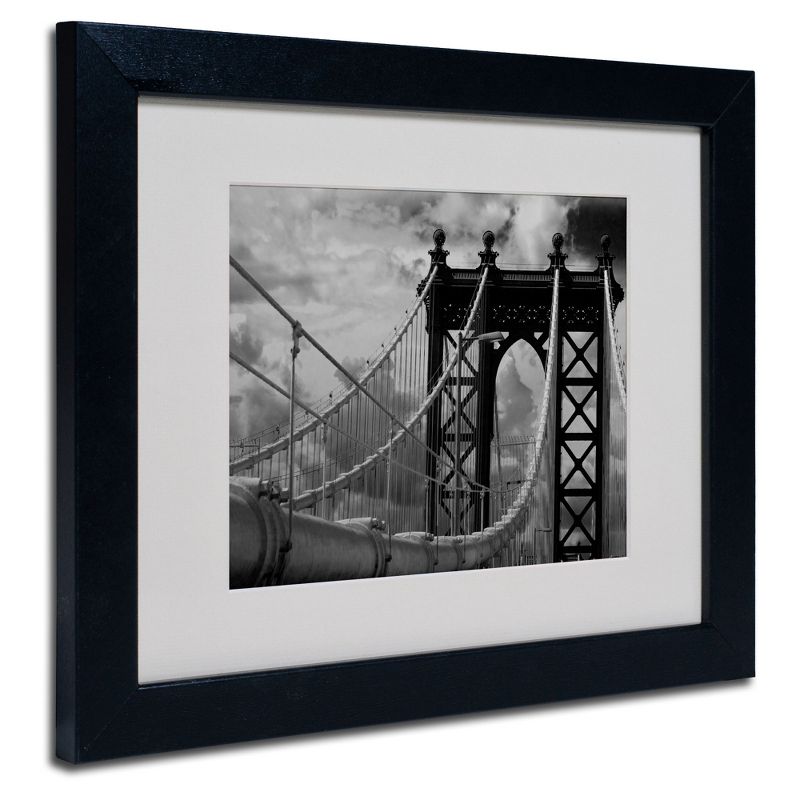 Trademark Fine Art -Yale Gurney 'Manhattan Bridge' Matted Framed, 2 of 4