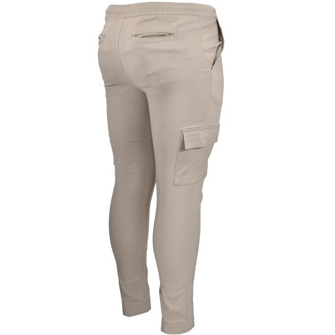 Men's Slim Fit Twill Pocket Detail Cargo Trouser