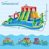 Yaheetech 10-in-1 Water Bounce House with Slides for Kids Aged 3 to 8 - 3 of 4