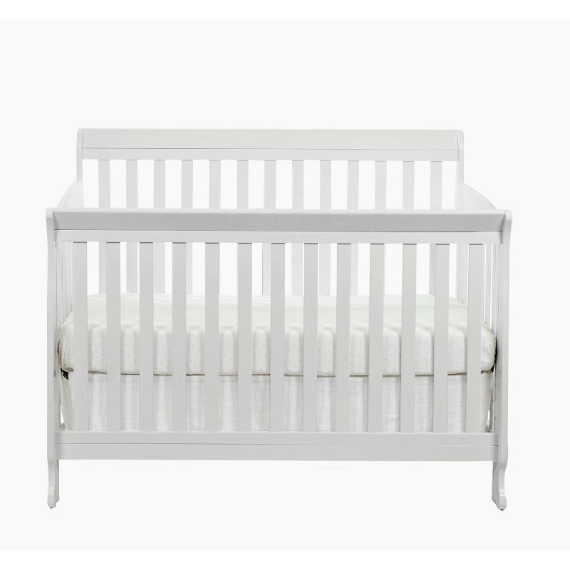 Suite Bebe Riley Lifetime Bundle Crib and Toddler Guard Rail - White, 1 of 5
