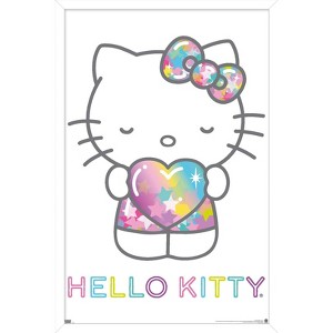 Trends International Hello Kitty: 20 Starshine - Heart Framed Wall Poster Prints - 1 of 4