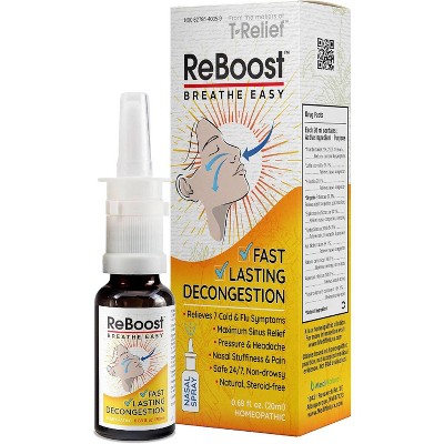 MediNatura Reboost Nasal Decongestion Spray 0.68 Oz
