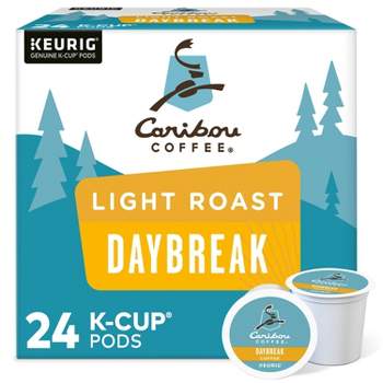 Caribou Coffee Daybreak Blend Keurig K-Cup Coffee Pods - Light Roast - 24ct