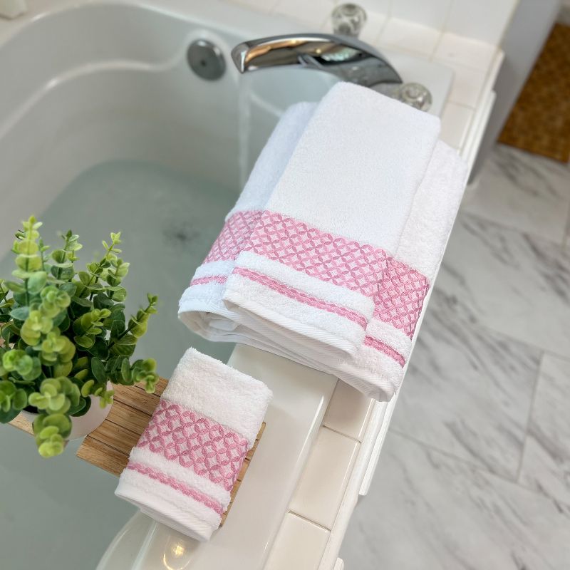 Kafthan Textile Plaid Cotton Bath Towels (Set of 4), 4 of 6