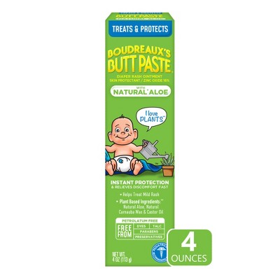 Image of Boudreaux's Butt Paste Baby Diaper Rash Cream with Natural Aloe - 4oz