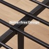 Full Size Bed Frame Platform with Headboard, Industrial 14 inch Full Bedframe No Box Spring Needed,Retro Brown - 4 of 4