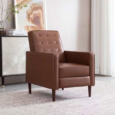 Modern Unholstered Recliner with Microfiber and Fabric for bedroom and living room-Christopher Knight Home