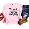 Simply Sage Market Women's Graphic Sweatshirt Peace Love and Cupid - 3 of 4