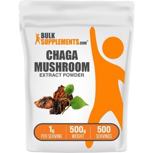 BulkSupplements Chaga Mushroom Extract Powder - 1 of 4