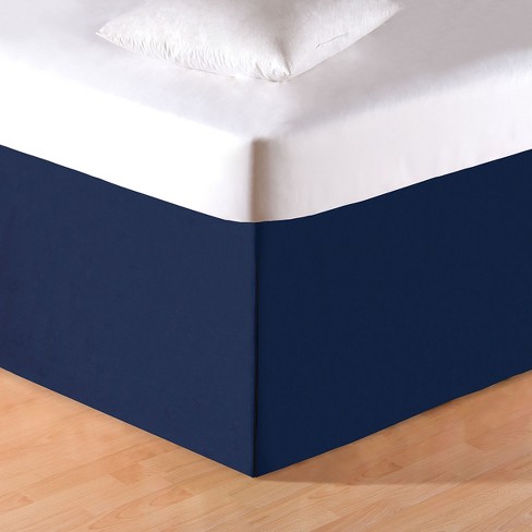 C F Home Solid Blue Twin Bed Skirt Target, Twin Bed Dust Ruffle Target