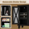 ELJGET 20 Gal Fish Tank Stand with 4 Outlets & 2 USB, Farmhouse Aquarium Cabinet with Adjustable Shelves, 298LBS Capacity for Reptile Tanks - 4 of 4