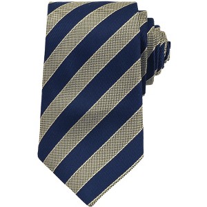 INSPIRE CHIC Men's Stripe Self-Tied Skinny Silk Slim Necktie for Graduation Wedding Party Uniforms 1Pc - 1 of 4