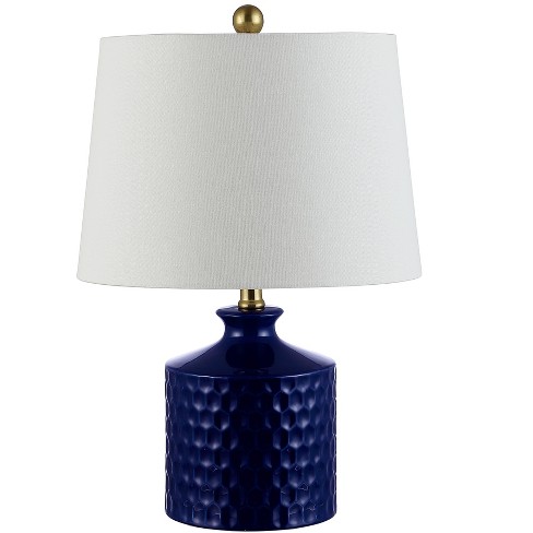 Landon Ceramic Table Lamp Navy Blue, Navy Blue Ceramic Table Lamp