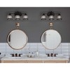 Progress Lighting Judson 3-Light Bath Vanity in Antique Bronze with Schoolhouse Globe Shade - image 3 of 4