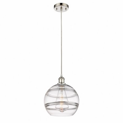 Rochester - 1 Light Cord Hung Mini Pendant In Industrial Style-11.63 Inches Tall and 10 Inches Wide