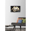 Trends International Reinders: Glam - Gold Lips Unframed Wall Poster Print Clear Push Pins Bundle 14.725" x 22.375" - 2 of 4