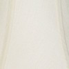 Imperial Shade Set of 2 Bell Lamp Shades Cream Large 9" Top x 17" Bottom x 11" Slant x 10.5" High Spider with Replacement Harp and Finial Fitting - 2 of 4