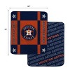 MLB Houston Astros Reverse Block Double Sided Ultra Cozy Blanket - 3 of 3