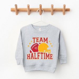 The Juniper Shop Team Halftime Distressed - Red Toddler Graphic Sweatshirt - 1 of 3