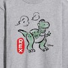 Men's - Disney - Doodle Rex Graphic Long Sleeve Graphic T-Shirt - 2 of 4