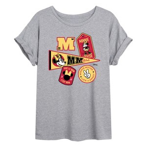 Women's - Disney - Minnie Mouse Oversized Graphic T-Shirt - 1 of 4