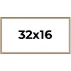 PosterPalooza | Panoramic Minimalist Silver Picture Frame - UV Acrylic, Foam Board Backing, Hanging Hardware - 2 of 4