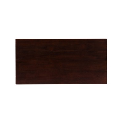 Walnut Brown 42" Wood Bar Height Pub Table