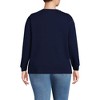 Lands' End Women's Long Sleeve Cotton Interlock Crew T-Shirt - 2 of 3