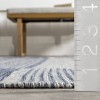 Nuloom Rayla Striped Blocks Indoor/Outdoor Patio Area Rug, 5' x 8', Blue - 3 of 4