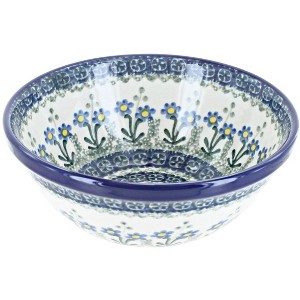 Blue Rose Polish Pottery Ceramika Artystyczna Cereal Bowl - 1 of 1