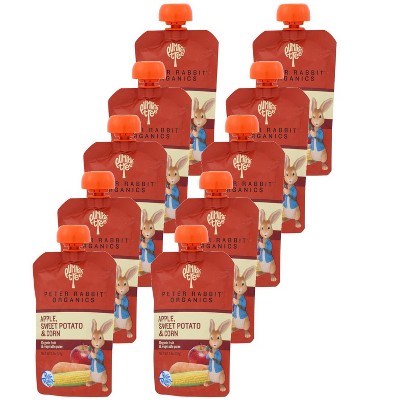 Peter Rabbit Organics Apple, Sweet Potato & Corn Puree - Case of 10/4.4 oz
