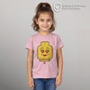 Girl's LEGO Heart Eyes Face T-Shirt - 2 of 4