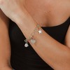 SHINE by Sterling Forever Tegan Textured Long Link Bracelet - 2 of 3