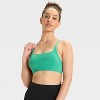 Women's Seamless Ribbed Light Support Sports Bra - All In Motion™ - 3 of 3