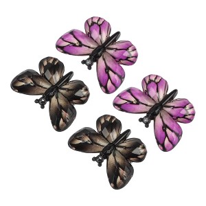 Unique Bargains Women's Elegant Hair Clips 1.26"x0.98"x0.43" 4 Pcs - 1 of 3