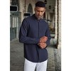 COOFANDY Men's Wrinkle Free Shirts Casual Long Sleeve Button Down Dress Shirts - 4 of 4