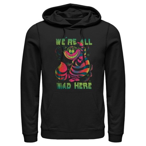 Disney Alice au pays des merveilles Rainbow Cheshire Pull Over Sweat à  capuche pour homme