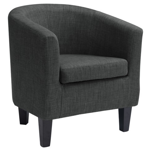 Dark grey tub chair new arrivals