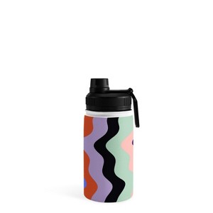 MariaMariaCreative Waves Stripe Multi Water Bottle - Society6 - 1 of 4
