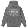NFL Las Vegas Raiders Girls' Washed Fleece Hooded Sweatshirt - 2 of 3