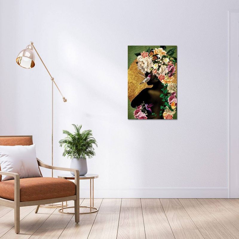 Women in Bloom Destiny Blooming by Yvonne Coleman Burney Unframed Wall Canvas - iCanvas, 3 of 4