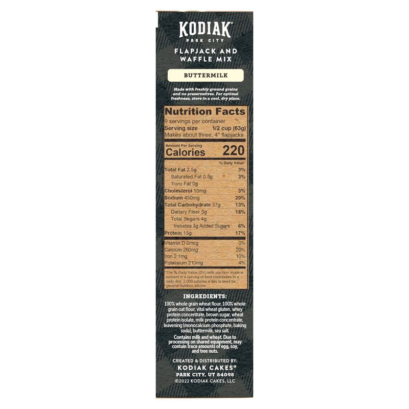 Kodiak Protein-Packed Flapjack &#38; Waffle Mix Buttermilk - 20oz, 6 of 18