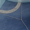 SOHI Women's Metallic Silver The Bijou Multi-Layer Necklace - 3 of 4