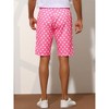 INSPIRE CHIC Men's Polka Dots Comfort Flat Front Chino Shorts - 3 of 4