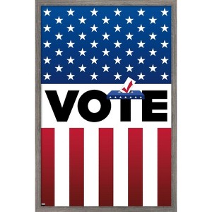 Trends International Vote Framed Wall Poster Prints - 1 of 4