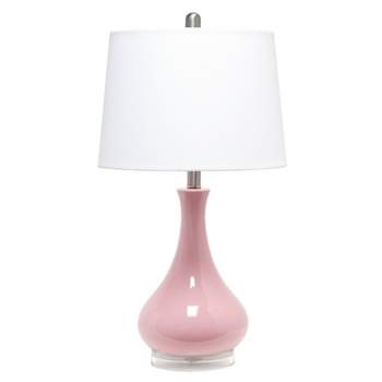 Droplet Table Lamp with Fabric Shade - Lalia Home