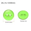 Unique Bargains Round Resin 2-Hole Fish Eye Craft Replacement Sewing Button 10 Pcs - 2 of 4