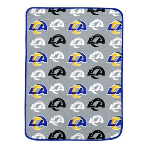 NFL Los Angeles Rams Logo Roll Ultra Soft Blanket - 1 of 1